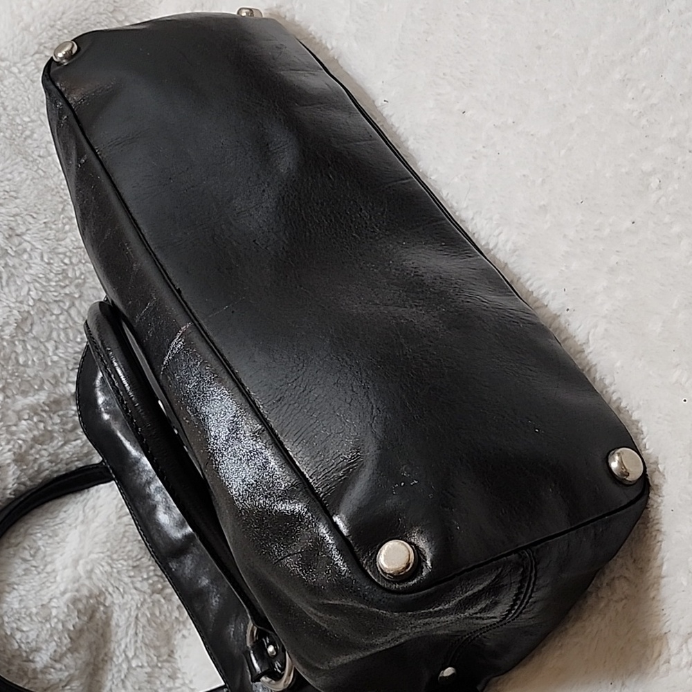 Marc Jacobs Y2K Blake satchel dual exterior pockets  snap closures top handles - Picture 10 of 16